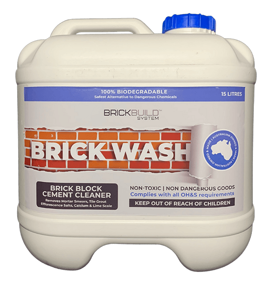 BRICK WASH is backed by Australia's top brick manufacturers and brick cleaners. 